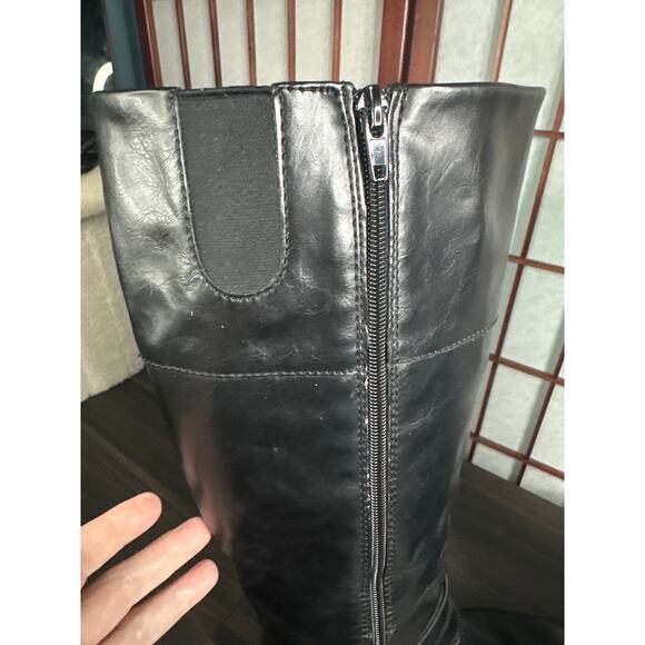 Arizona Women's size 8.5 wide calf black boots knee high - Picture 6 of 8